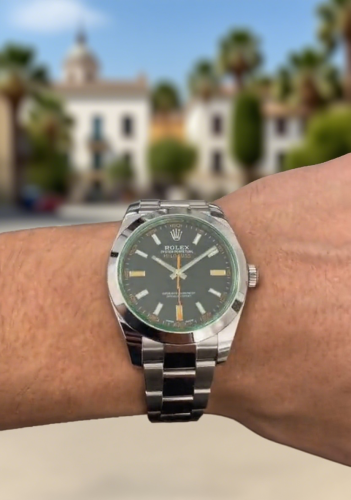 High End Replica Rolex Milgauss Men's m116400gv-0001 Rolex Calibre 2813 Automatic Black Dial photo review