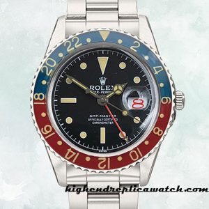High End Replica Rolex GMT-Master Rolex Calibre 2836 6542 Men's 15mm Hands and Markers