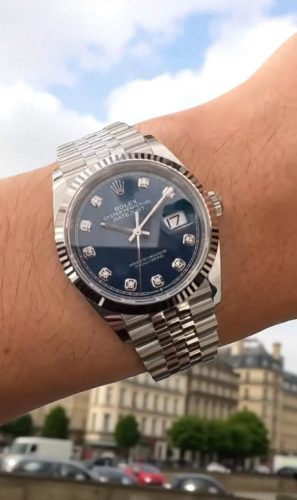 High End Replica Rolex Datejust 116234BLDJ Rolex Calibre 2836/2813 Men's Blue Dial photo review