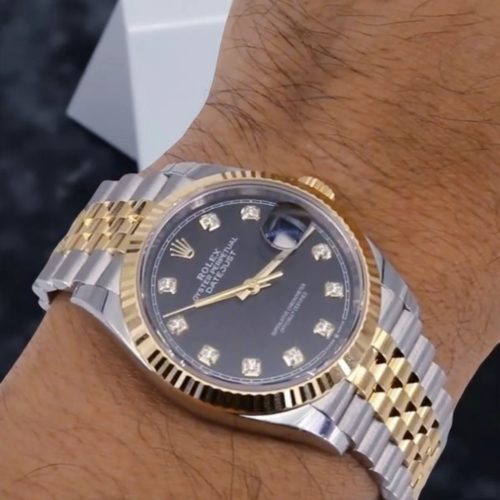 High End Replica Rolex Datejust Rolex Calibre 2836/2813 116233BKDJ Men's photo review