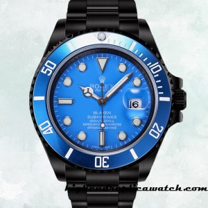 High End Replica Rolex Submariner 116610 Rolex Calibre 2836 Men's Black-tone Hands and Markers