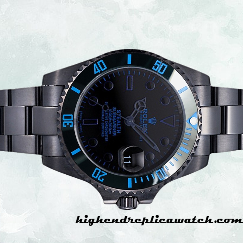High End Replica Rolex Submariner BLSTEALTH Rolex Calibre 2836/2813 Men's Automatic 15mm - Image 2