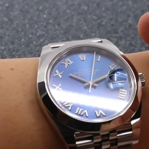 High End Replica Rolex Datejust Men's Rolex Calibre 2836/2813 m126300-0018 Silver-tone photo review