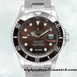 High End Replica Rolex Submariner Rolex Calibre 2813 Harley-Davidson Men's Brown Dial