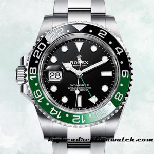 High End Replica Rolex GMT-Master Rolex Calibre 2836/2813 M126720VTNR-0001 Men's Black Dial 15mm