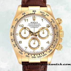 High End Replica Rolex Daytona Rolex Calibre 7750 Men's 116518 Brown-tone