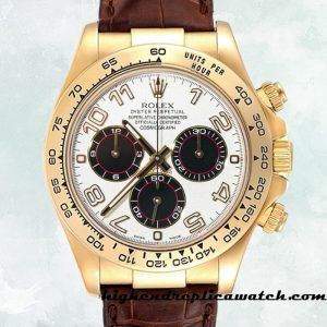 High End Replica Rolex Daytona 116518 Rolex Calibre 7750 Men's 15mm