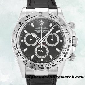 High End Replica Rolex Daytona Rolex Calibre 7750/Mingzhu Engine 116519 Men's Black Dial