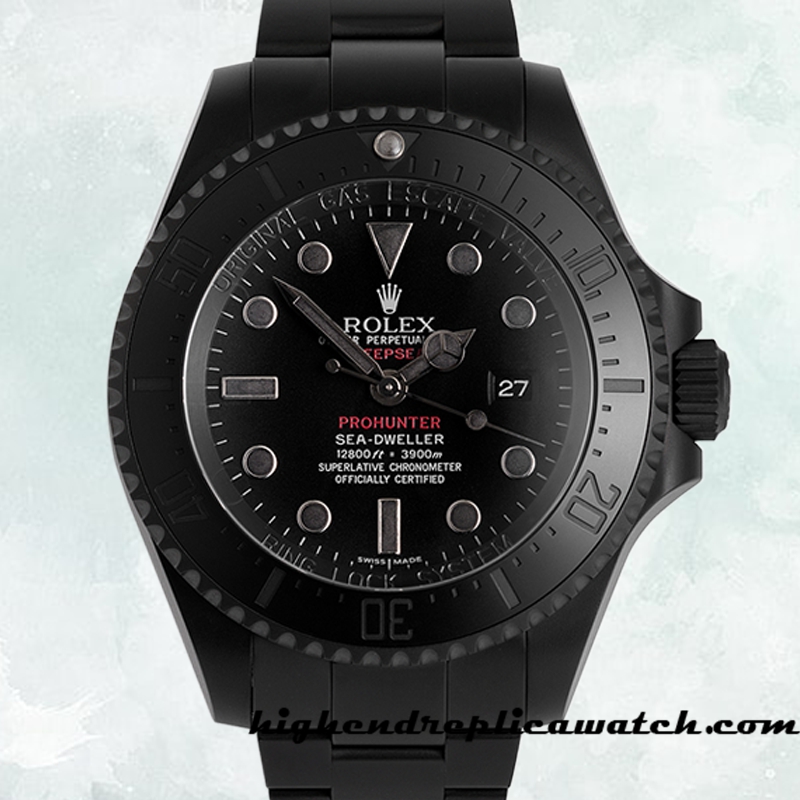 High End Replica Rolex Sea-Dweller Rolex Calibre 2813 116660 Men's Automatic Black Dial