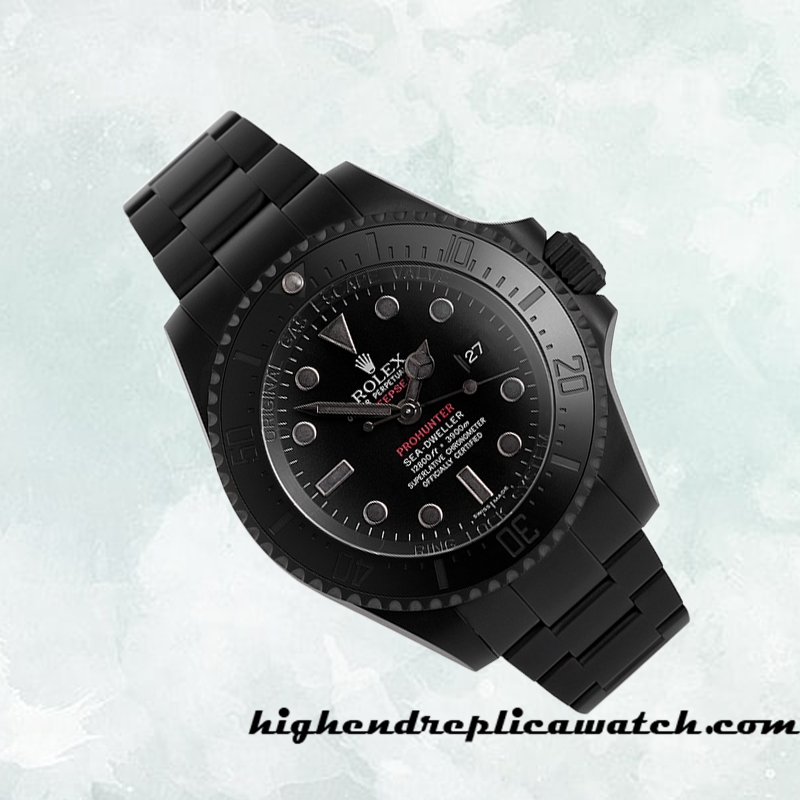 High End Replica Rolex Sea-Dweller Rolex Calibre 2813 116660 Men's Automatic Black Dial - Image 3