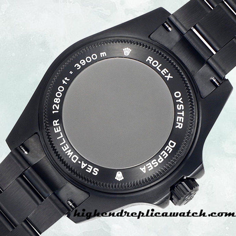High End Replica Rolex Deepsea Rolex Calibre 2836/2813 116600 Men's Black Dial Hands and Markers - Image 4