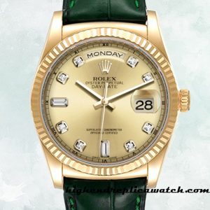 High End Replica Rolex Day-Date m118138-0148 Men's Rolex Calibre 2836/2813 Champagne Dial