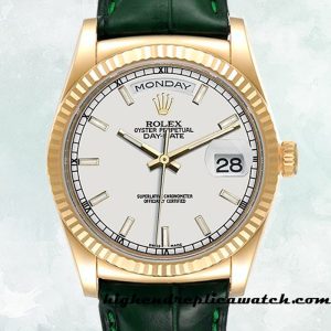 High End Replica Rolex Day-Date Rolex Calibre 2836/2813 m118138-0123 Men's 12mm Automatic