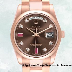 High End Replica Rolex Day-Date 118205 Men's Rolex Calibre 2836/2813 Automatic