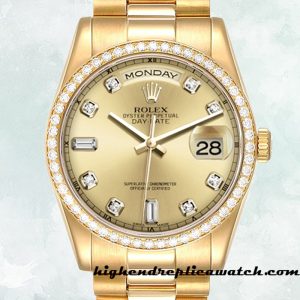 High End Replica Rolex Day-Date Rolex Calibre 2836/2813 Men's m118348-0042 Automatic