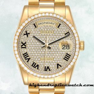 High End Replica Rolex Day-Date m118348-0226 Rolex Calibre 2836/2813 Men's 12mm