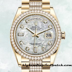 High End Replica Rolex Day-Date Rolex Calibre 2836 Men's m118348-0061 Automatic