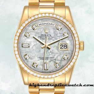 High End Replica Rolex Day-Date m118348-0100 Men's Rolex Calibre 2836/2813 Automatic