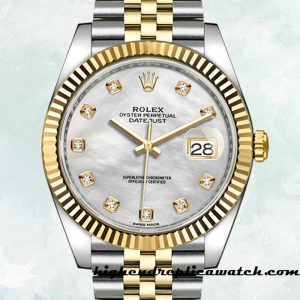 High End Replica Rolex Datejust Rolex Calibre 2836/2813 126333 Men's Two-tone 15mm