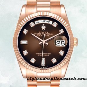 High End Replica Rolex Day-Date Men's Rolex Calibre 2836/2813 m128235-0037 Automatic