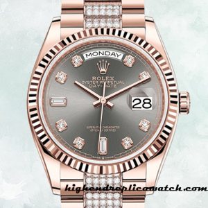 High End Replica Rolex Day-Date Rolex Calibre 2836 m128235-0051 Men's 12mm