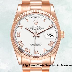 High End Replica Rolex Day-Date Rolex Calibre 2836/2813 Men's m128235-0052  12mm