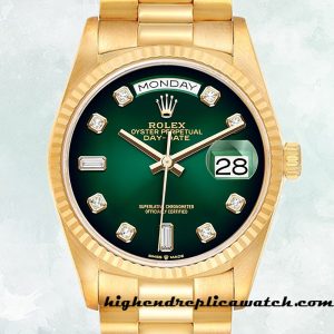 High End Replica Rolex Day-Date Men's m128238-0069 Rolex Calibre 2836/2813 Gold-tone