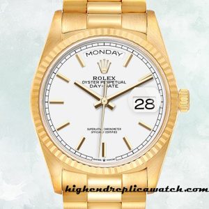 High End Replica Rolex Day-Date Rolex Calibre 2836/2813 m128238-0081 Men's Automatic