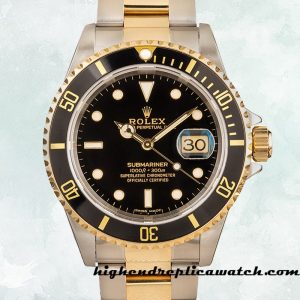 High End Replica Rolex Submariner Rolex Calibre 2836/2813 Men's 16613 Black Dial Hands and Markers