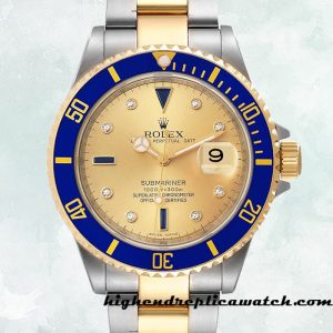 High End Replica Rolex Submariner 16613 Men's Rolex Calibre 2836/2813 15mm