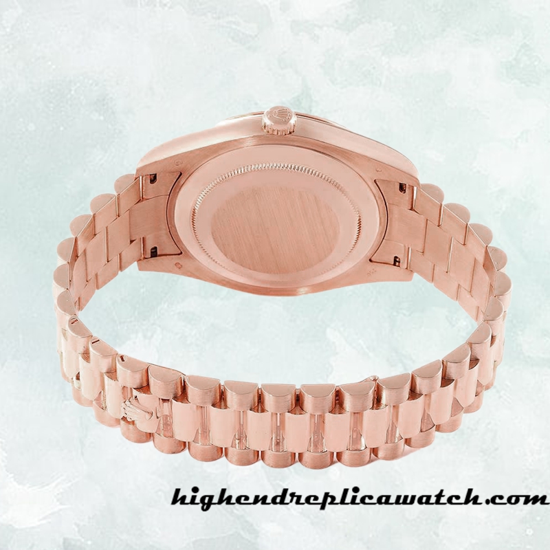 High End Replica Rolex Day-Date Rolex Calibre 2836/2813 m228235-0003 Men's Brown Dial - Image 4