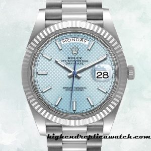 High End Replica Rolex Day-Date m228236-0005 Rolex Calibre 2836/2813 Men's Hands and Markers