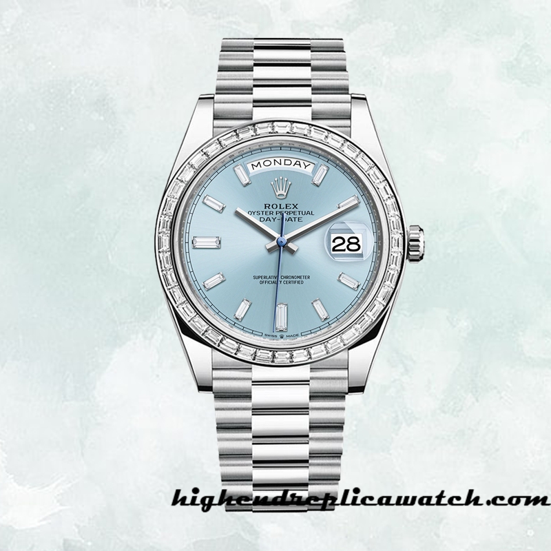 High End Replica Rolex Day-Date m228396tbr-0002 Men's Rolex Calibre 2836 Automatic - Image 2