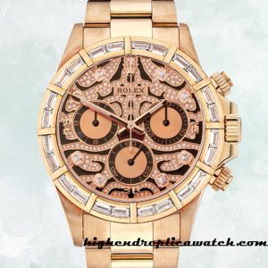 High End Replica Rolex Daytona Mingzhu Engine Men's 116568 Rose Gold-tone