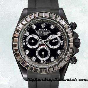 High End Replica Rolex Daytona 116589 Men's Mingzhu Engine Black Dial 15mm