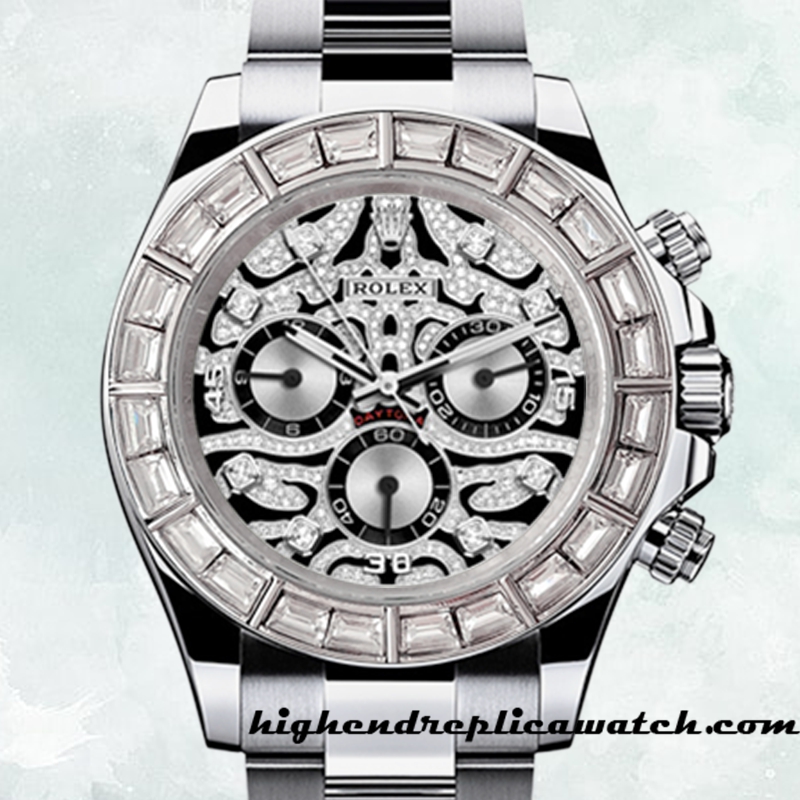 High End Replica Rolex Daytona 116589 Mingzhu Engine Men's Silver-tone