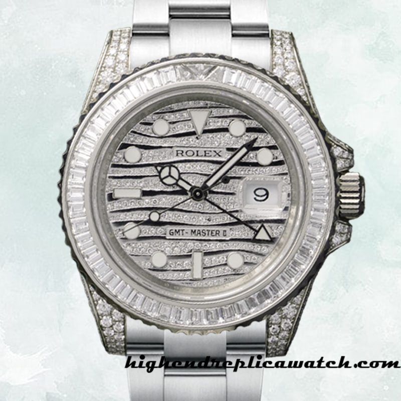 High End Replica Rolex GMT-Master II Men's Rolex Calibre 2813 116769 13mm Hands and Markers