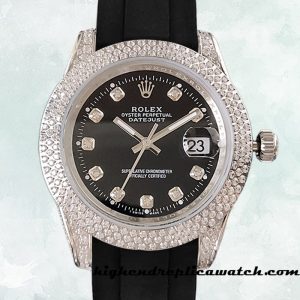 High End Replica Rolex Datejust Men's Rolex Calibre 2813 16234 Black-tone Hands