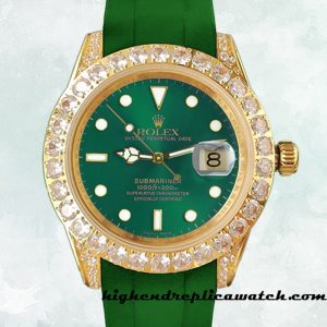 High End Replica Rolex Submariner 16613 Men's Rolex Calibre 2813 Green Dial 13mm