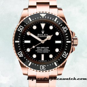 High End Replica Rolex Sea-Dweller Men's 116600 Rolex Calibre 2813 Black Dial 15mm
