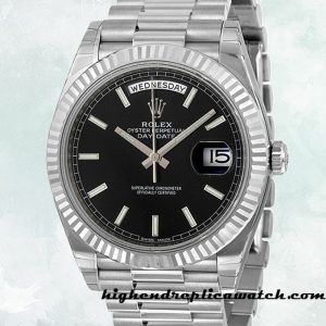 High End Replica Rolex Day-Date M228239-0004 Rolex Calibre 2836/2813 Men's Hands and Markers Automatic