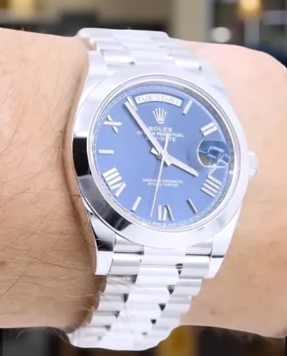 High End Replica Rolex Day-Date Rolex Calibre 2836/2813 228206 Men's 15mm photo review