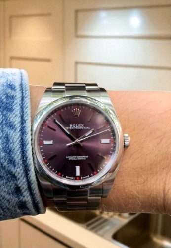 High End Replica Rolex Oyster Perpetual Rolex Calibre 2836/2813 Unisex m114300-0002 Hands and Markers photo review