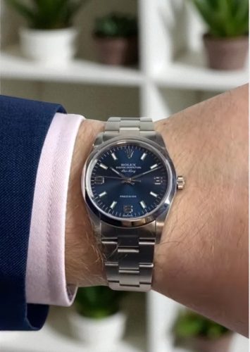 High End Replica Rolex Air-king m114200-0014 Men's Rolex Calibre 2813 Hands and Markers 15mm photo review