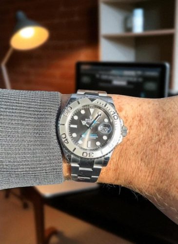 High End Replica Rolex Yacht-master 116622GYSO Rolex Calibre 2836/2813 Men's Automatic Grey Dial photo review