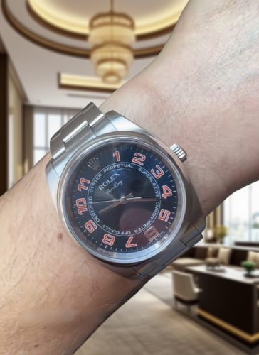 High End Replica Rolex Air-king Rolex Calibre 2813 Men's 114234BLAO Automatic photo review