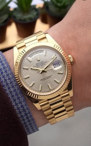 High End Replica Rolex Day-Date Rolex Calibre 2836/2813 228238 Men's Hands and Markers photo review