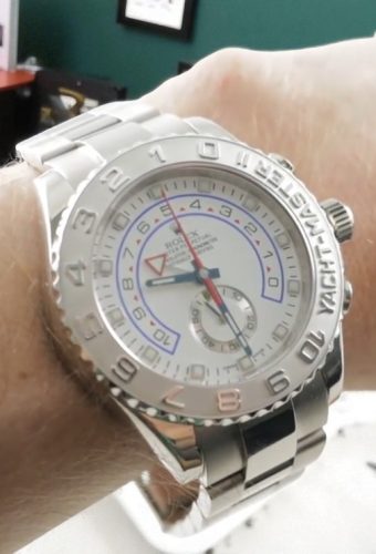 High End Replica Rolex Yacht-master Men's 116689-78219 Rolex Calibre 7750/Mingzhu Engine Hands and Markers photo review