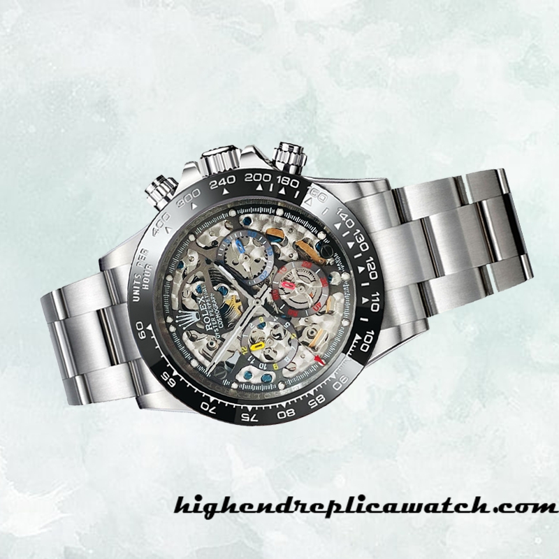 High End Replica Rolex Daytona Men's Mingzhu Engine Skeleton Limited Edition Skeleton Dial 15mm - Image 3