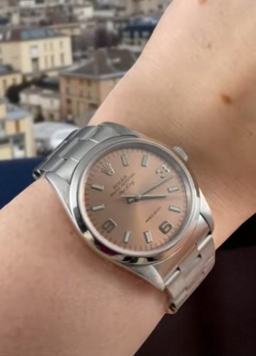 High End Replica Rolex Air-king Rolex Calibre 2813 114234PSO Men's Silver-tone photo review